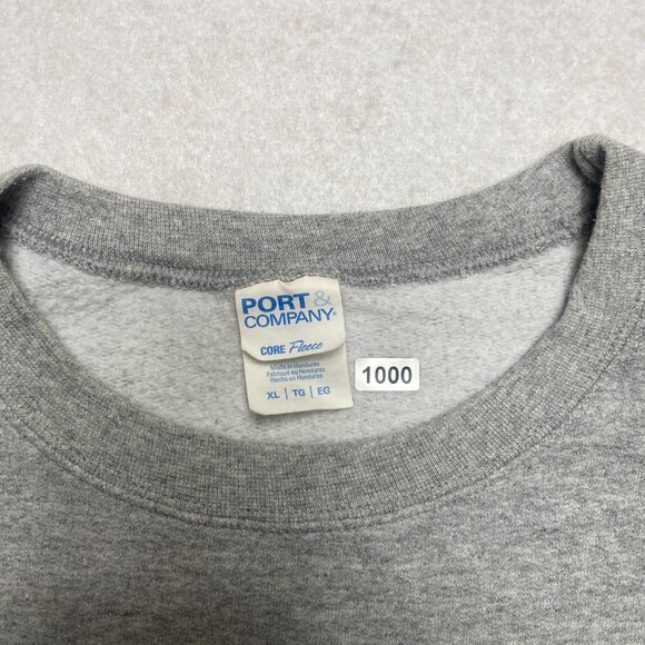 Vintage Seattle Washington Sweatshirt Men's XL Gray Printed Fleece Pullover - Picture 3 of 12